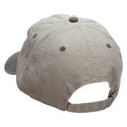 Massachusetts Year Established Embroidered Pigment Dyed Wash Cap - Beige-Brown OSFM