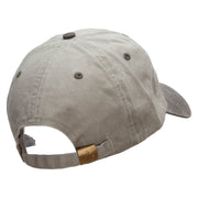 Massachusetts Year Established Embroidered Pigment Dyed Wash Cap - Beige-Brown OSFM