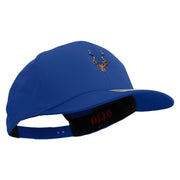 Kudu Antelope Embroidered Solid Cotton Twill Pro Style Cap - Royal OSFM