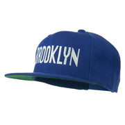 Brooklyn Embroidered Wool Snapback Cap