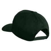U.S. Marine Corps Semper Fi Black Patched Solid Cotton Twill Pro Style Cap - Dark Green OSFM