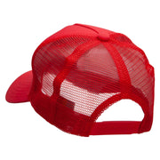 Hand Controller Embroidered Five Panels Pro Style Trucker Mesh Cap - Red OSFM