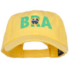 Brazil Embroidered Low Profile Cap