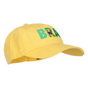 Brazil Embroidered Low Profile Cap