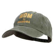 Mom to Grandma Cotton Twill Premium Pigment Dyed Cap - Olive OSFM