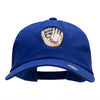 Baseball Glove Embroidered Unstructured Cotton Twill Cap