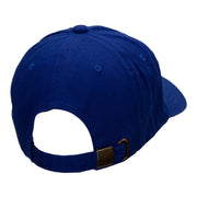 Baseball Glove Embroidered Unstructured Cotton Twill Cap