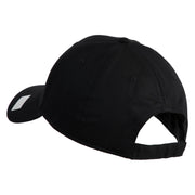 Retired US Navy Embroidered Solid Cotton Twill Low Profile Cap - Black OSFM