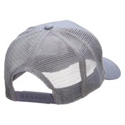 Hand Controller Embroidered Five Panels Pro Style Trucker Mesh Cap - Grey OSFM