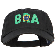 Brazil Embroidered Low Profile Cap