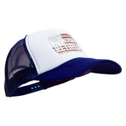 U.S. Air Force Flag Retired Embroidered Foam Panel Mesh Snapback