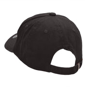 Baseball Glove Embroidered Unstructured Cotton Twill Cap