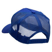 Hand Controller Embroidered Five Panels Pro Style Trucker Mesh Cap - Royal OSFM