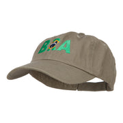 Brazil Embroidered Low Profile Cap