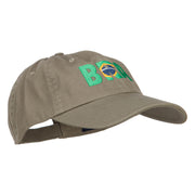 Brazil Embroidered Low Profile Cap