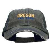 Oregon Year Established Embroidered Low Profile Special Cotton Mesh Cap - Green OSFM