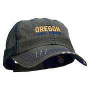 Oregon Year Established Embroidered Low Profile Special Cotton Mesh Cap - Green OSFM