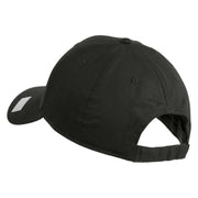 Retired US Navy Embroidered Solid Cotton Twill Low Profile Cap - Charcoal OSFM