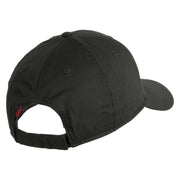 Retired US Navy Embroidered Solid Cotton Twill Low Profile Cap - Charcoal OSFM
