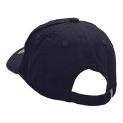 Baseball Glove Embroidered Unstructured Cotton Twill Cap