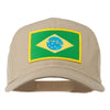 Brazil Flag Patched Mesh Cap