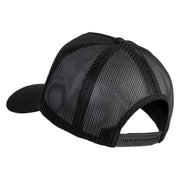 U.S. Navy TIN CAN Blue Patched Solid Cotton Twill 5 panel Mesh Back Cap - Black OSFM