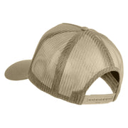 U.S. Navy TIN CAN Blue Patched Solid Cotton Twill 5 panel Mesh Back Cap - Khaki OSFM