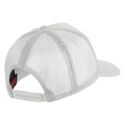 U.S. Navy TIN CAN Blue Patched Solid Cotton Twill 5 panel Mesh Back Cap - White OSFM