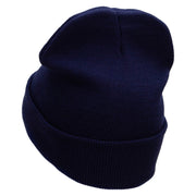 Doctor Embroidered 12 inch Acrylic Cuffed Long Beanie - Navy OSFM