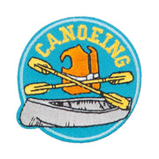 Canoeing Embroidered Patches