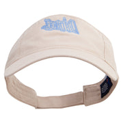 Artistic Downhill Logo Embroidered Cotton Twill Washed Soft Visors - Khaki OSFM