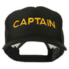 Youth Captain Embroidered Foam Mesh Back Cap