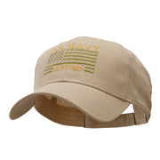 US Navy Retired Embroidered Low Profile Cotton Twill Cap