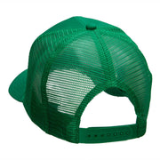 Catcher Mask Logo Embroidered Twill Mesh Cap