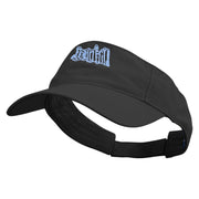 Artistic Downhill Logo Embroidered Cotton Twill Washed Soft Visors - Black OSFM