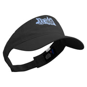 Artistic Downhill Logo Embroidered Cotton Twill Washed Soft Visors - Black OSFM