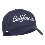 California State Embroidered Cotton Twill Cap