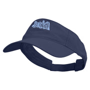 Artistic Downhill Logo Embroidered Cotton Twill Washed Soft Visors - Navy OSFM