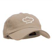 The Chef Hat Helmet Embroidered Washed Cap