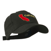 California Image with Wording Embroidered Cap