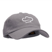 The Chef Hat Helmet Embroidered Washed Cap