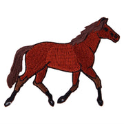 Trotting Equestrian Horse Iron on Patch