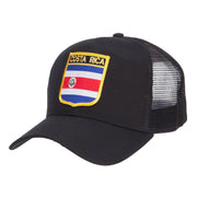 Costa Rica Flag Patched Mesh Cap