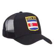 Costa Rica Flag Patched Mesh Cap