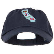 USA State California Patched Low Profile Cap