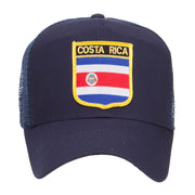 Costa Rica Flag Patched Mesh Cap