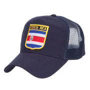 Costa Rica Flag Patched Mesh Cap