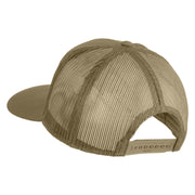 11th A.C.R. Black Horse Patched Solid Cotton Twill Mesh Prostyle Cap - Khaki OSFM