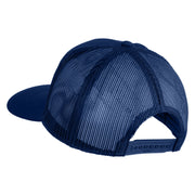 11th A.C.R. Black Horse Patched Solid Cotton Twill Mesh Prostyle Cap - Royal OSFM