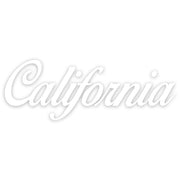 State Of California Letter Design Heat Transfers Sticker